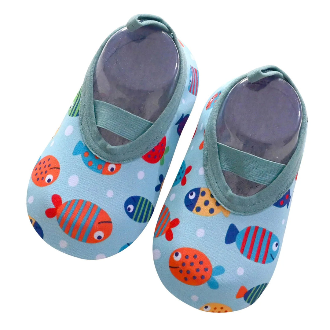 Mini Waterschoenen voor Kinderen - Zacht en Comfortabel, Veilig voor Strand en Wateractiviteiten - Katoenmix met Rubberen Zool 8