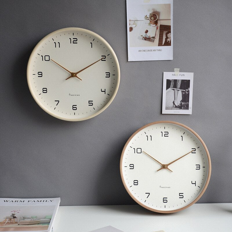 Minimalist Wooden Wall Clock – Scandinavian-Inspired Home Décor Accent 1