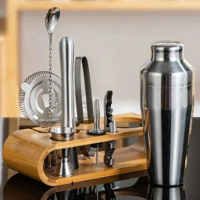 MixologyMaster | Elegant Premium 10-Piece Stainless Steel Cocktail Set 1
