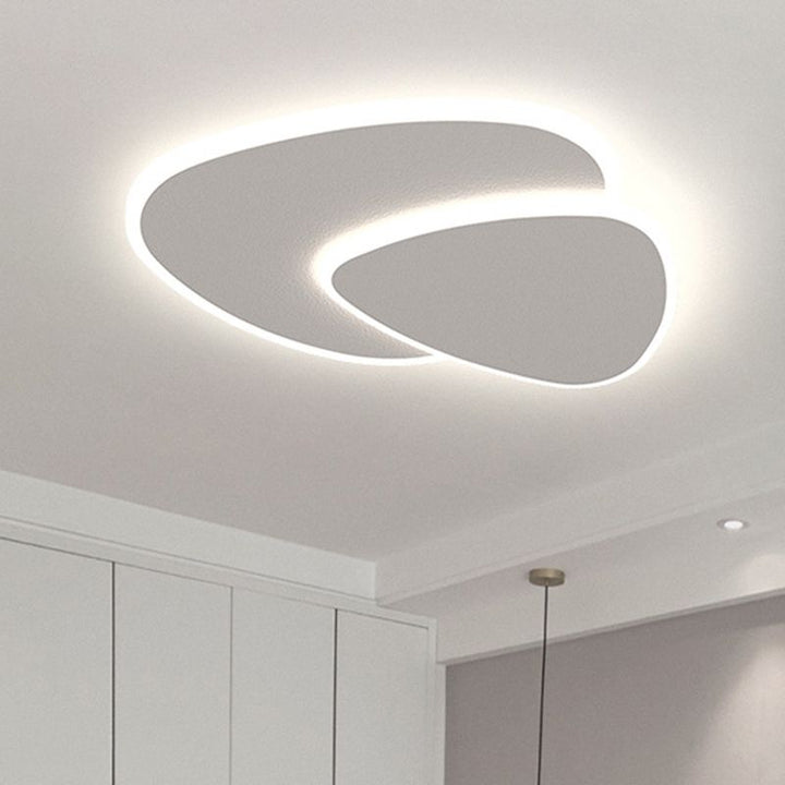 Modern White LED Flush Mount Ceiling Light Fixture – Energy-Efficient Lighting for Home Decor 2