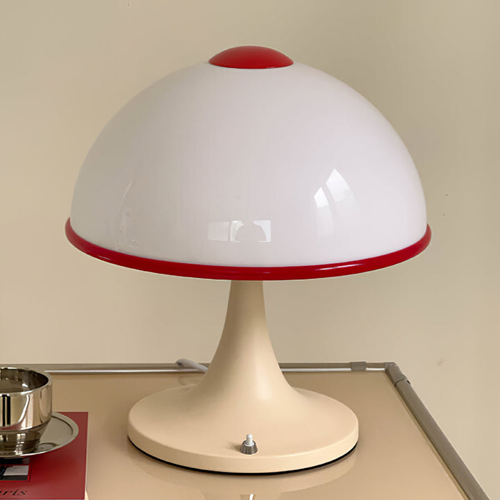 MushroomRadiance - Table Lamp with Sleek Base and Soft Lighting 0