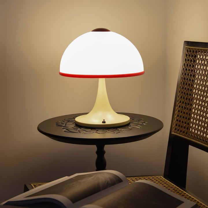 MushroomRadiance - Table Lamp with Sleek Base and Soft Lighting 5