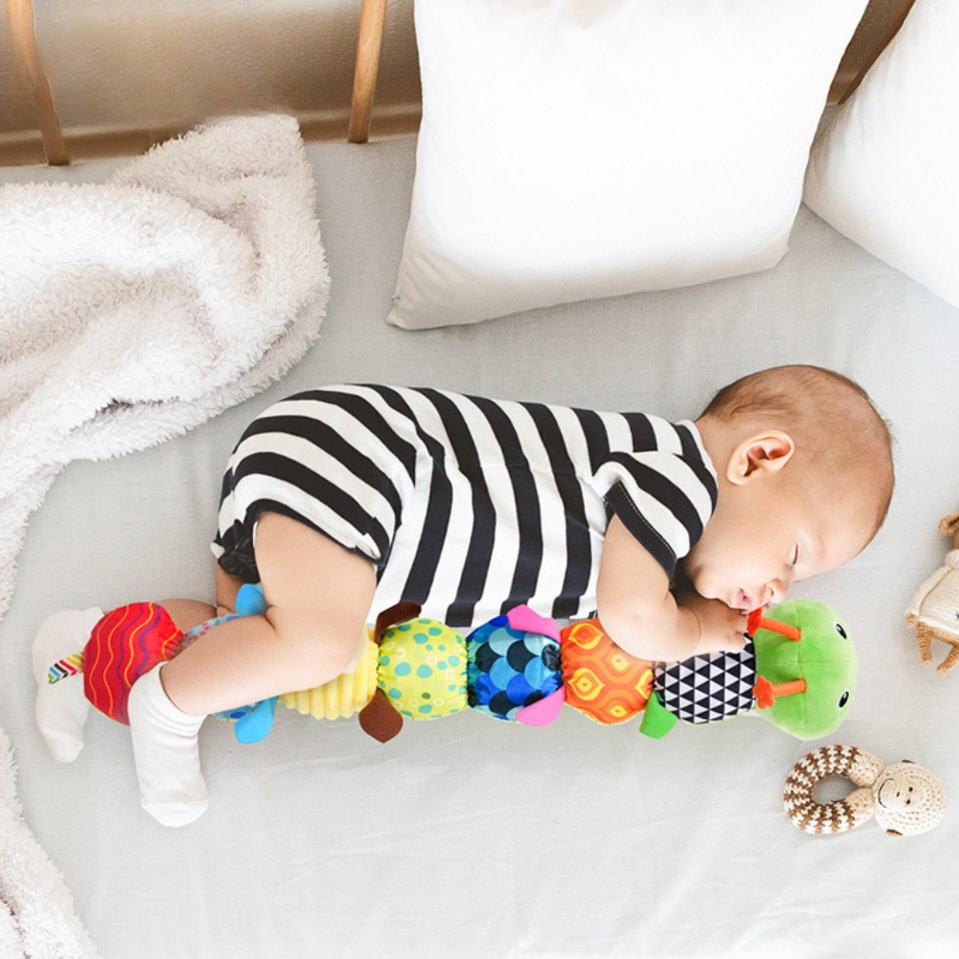 Musical Baby Caterpillar Toy - Interactive Plush for Sensory Development and Motor Skills 3