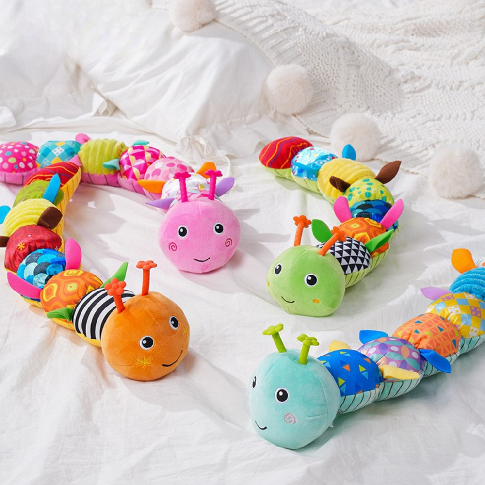 Musical Baby Caterpillar Toy - Interactive Plush for Sensory Development and Motor Skills 4