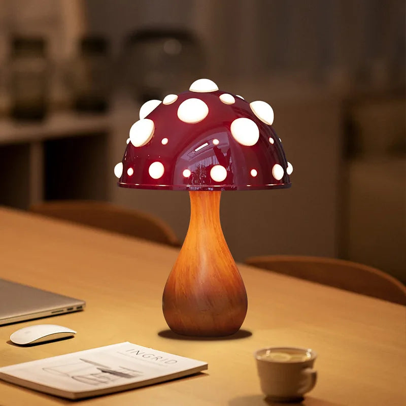 MysticMushroom - Enchanting Amanita Mushroom Lamp 3
