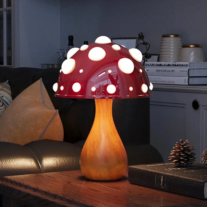 MysticMushroom - Enchanting Amanita Mushroom Lamp 4