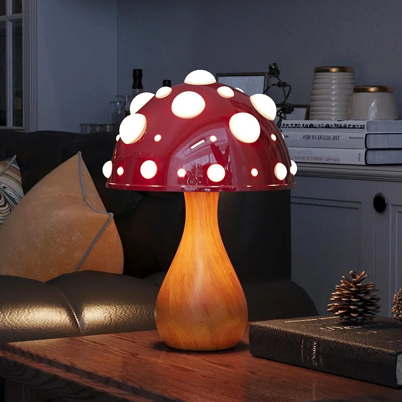 MysticShroom - Magical Amanita Mushroom Lamp 3