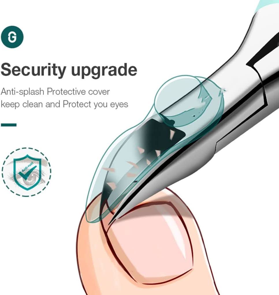 NaturaClip | Ergonomic Durable Stainless Steel Toenail Clipper for Seniors 1