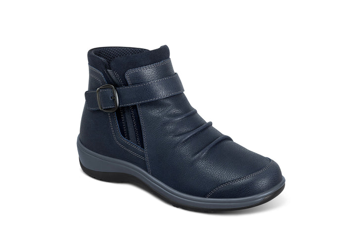 Navy Luxe | Stylish Comfortable Orthopedic Bootie for Everyday Wear 0