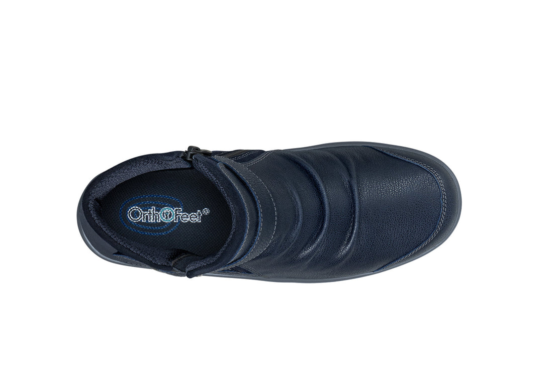 Navy Luxe | Stylish Comfortable Orthopedic Bootie for Everyday Wear 2