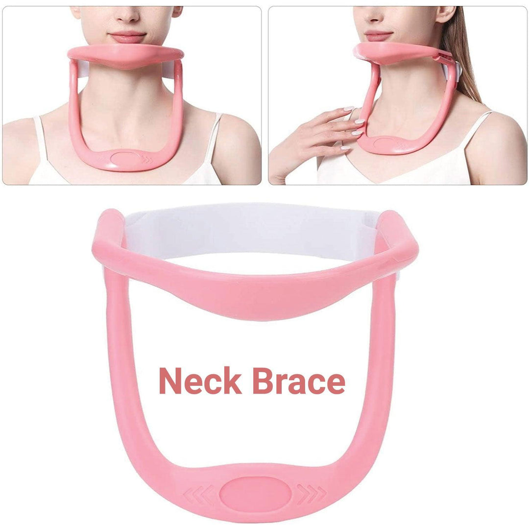 Neck Brace for Posture - Adjustable Neck Stretcher Neck Support for Cervical Pain Relief Neck Traction Device 6