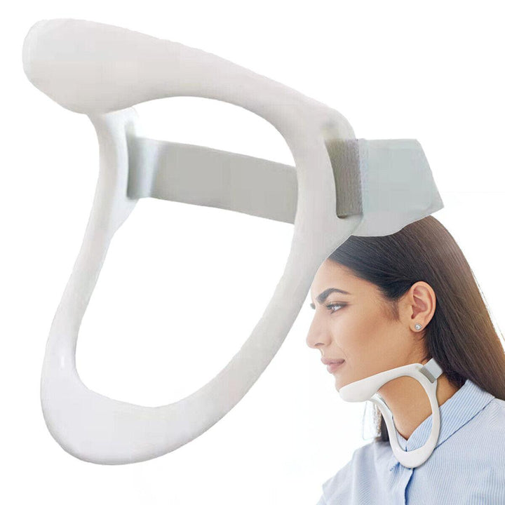 Neck Brace for Posture - Adjustable Neck Stretcher Neck Support for Cervical Pain Relief Neck Traction Device 7