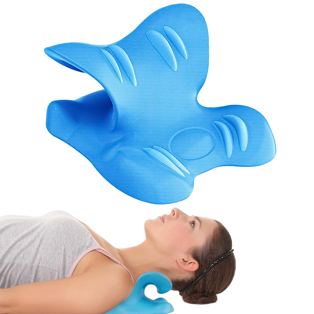 Neck Stretcher - Neck Traction Pillow Original Cloud Shape Neck Stretcher Cervical Pain Relief UK 9