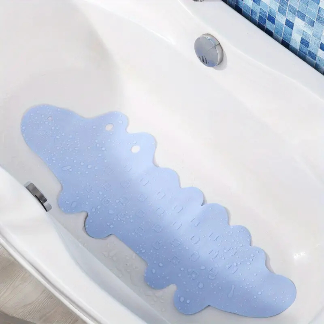 Non-Slip Bath Mat for Kids – SplashSafe Crocodile Design, Durable PVC, 95 x 34.5 cm 6