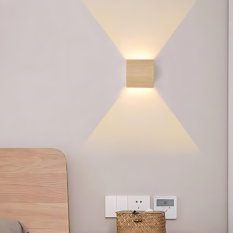 NordLume | Scandinavian Natural Wood LED Wall Light for Minimalist Spaces 0