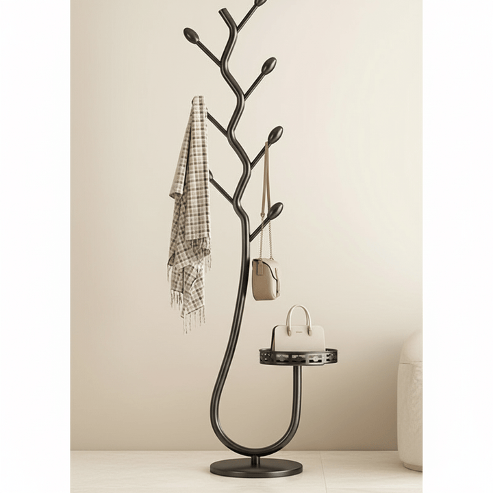 NordicElegance | Stylish Minimalist Iron Coat Stand for Modern Interiors 1