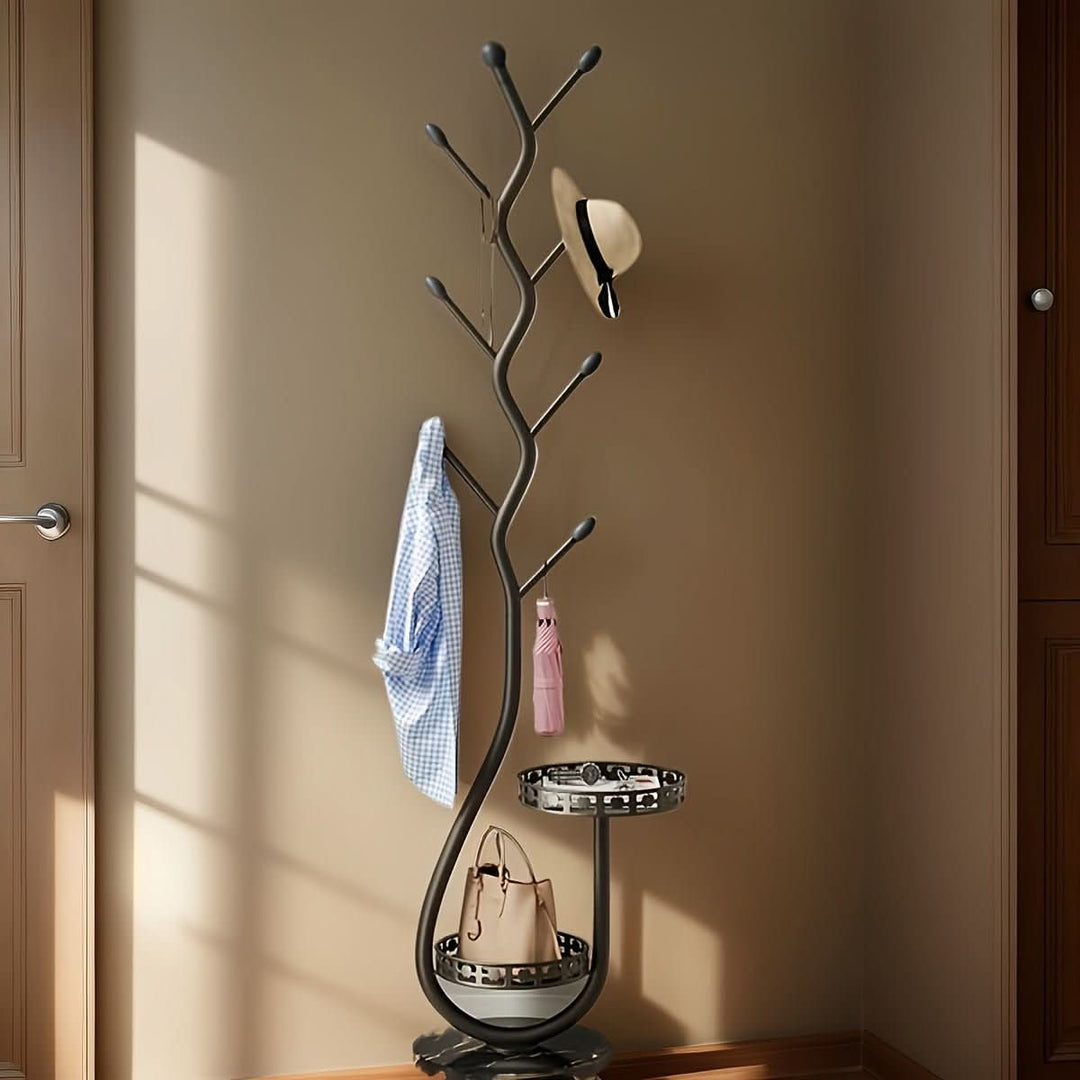 NordicElegance | Stylish Minimalist Iron Coat Stand for Modern Interiors 3