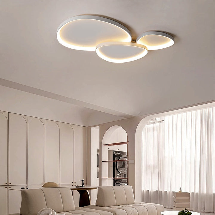 NordicGlow | Modern Dimmable LED Flush Mount Ceiling Light Fixture 3