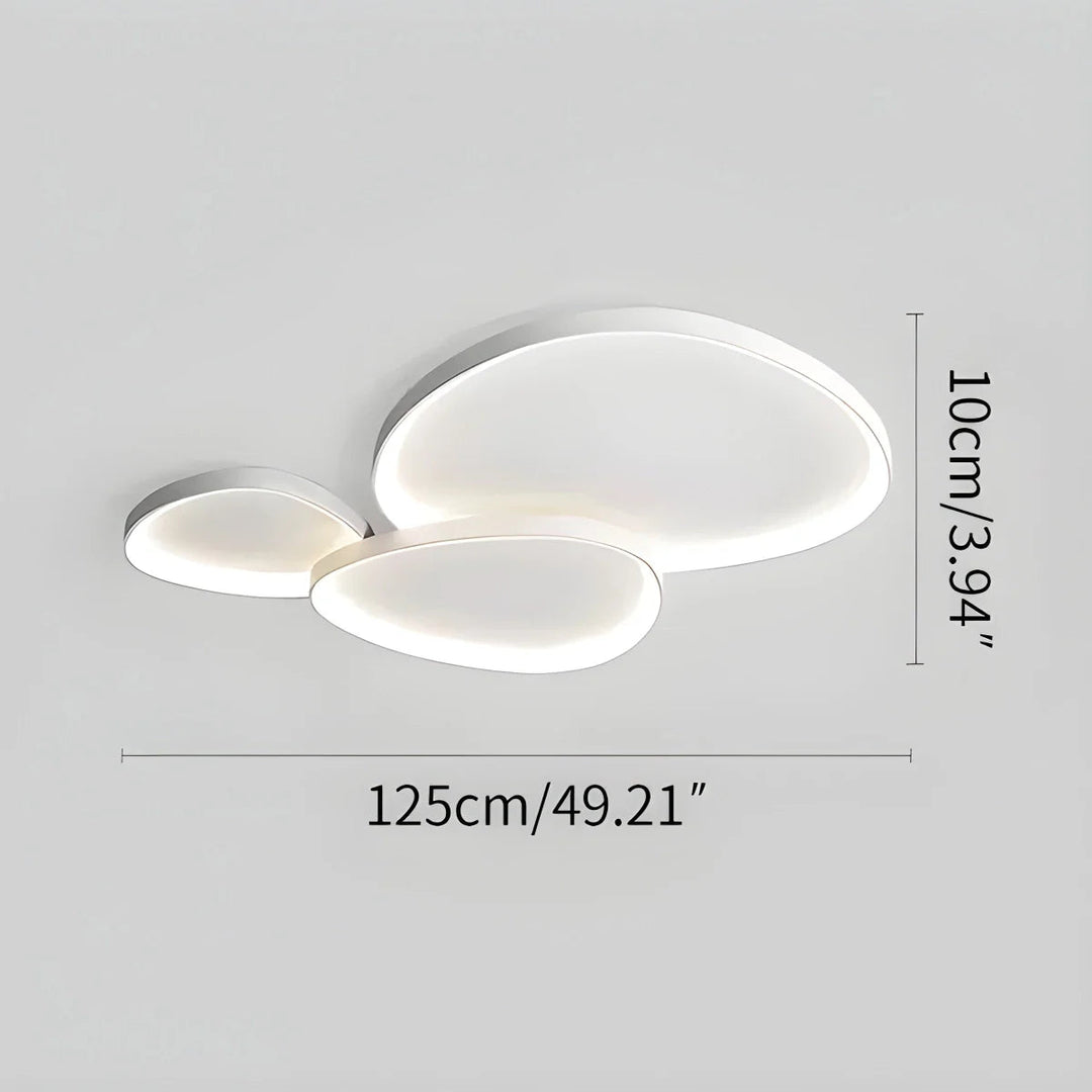 NordicGlow | Modern Dimmable LED Flush Mount Ceiling Light Fixture 4
