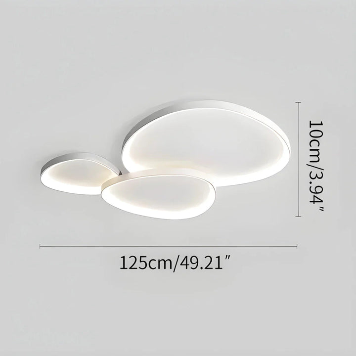 NordicGlow | Modern Dimmable LED Flush Mount Ceiling Light Fixture 4