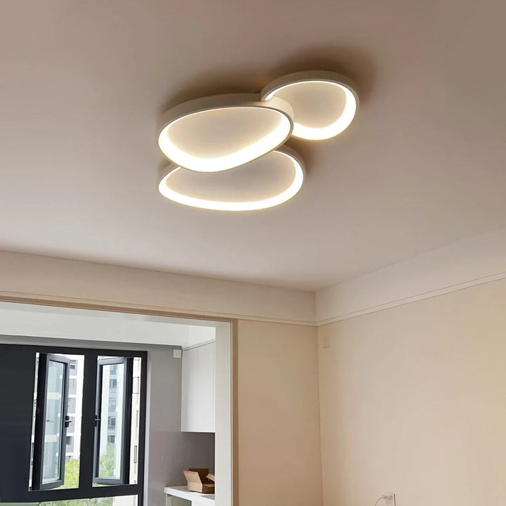 NordicGlow | Modern Dimmable LED Flush Mount Ceiling Light Fixture 7