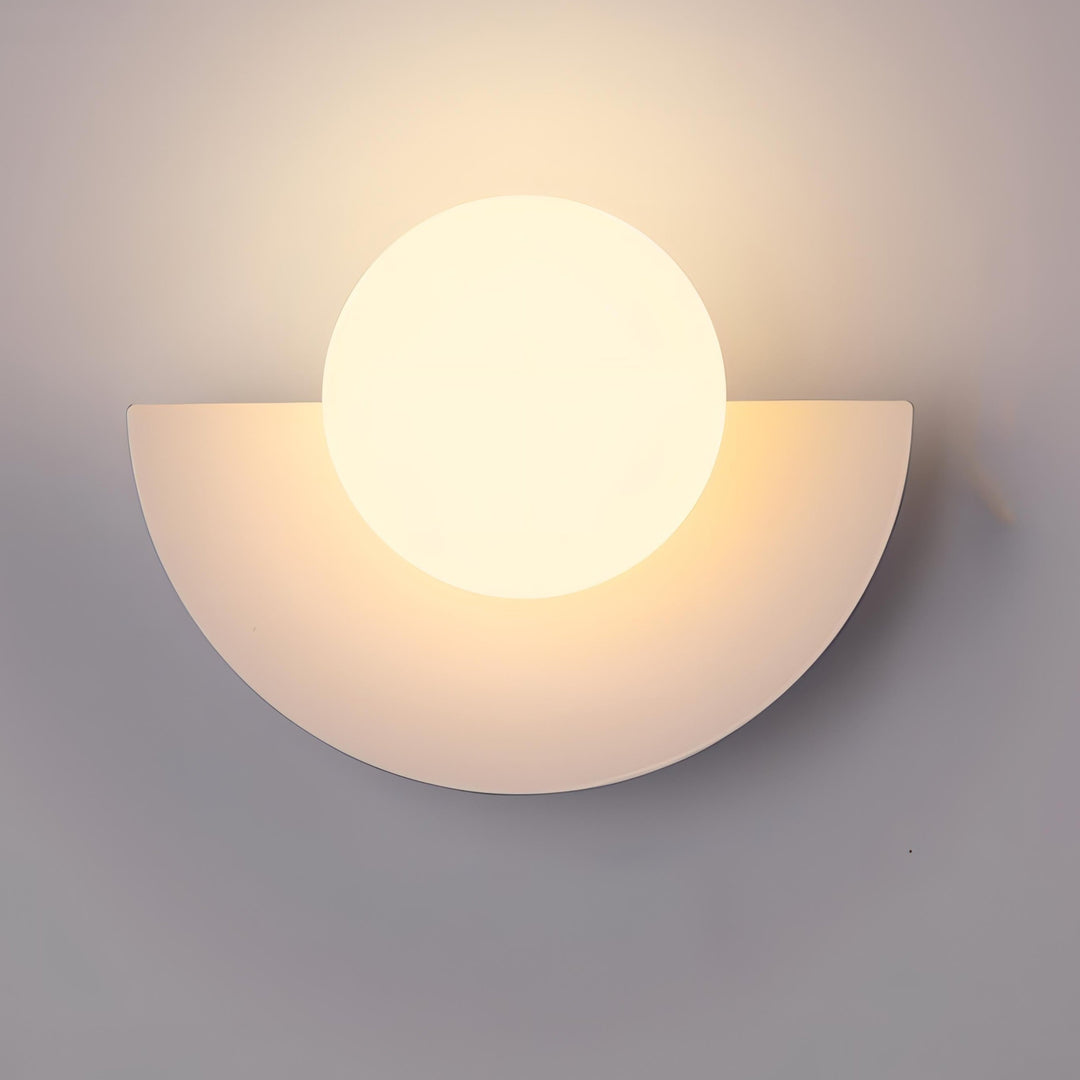 NordicGlow | Modern Elegant Semi-Circular Wall Sconce Light Fixture 0