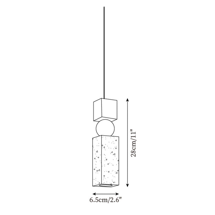 Norvello Travertine Pendant Lamp 3