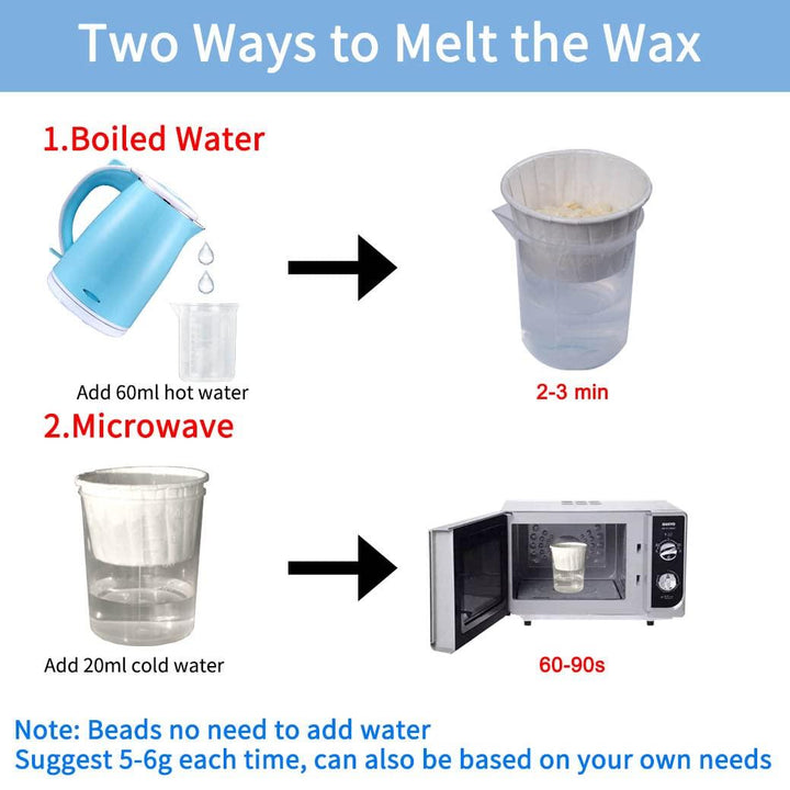 Nose and Ear Wax Kit -  Nose Ear Hair Removal Wax Kit Painless & Easy Mens Nasal Waxing Strip Remover 3