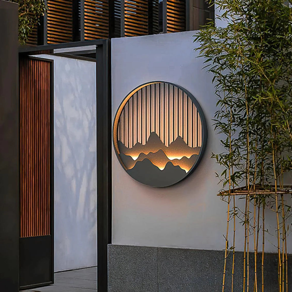 Novalith | Modern Mountain-Inspired Outdoor Wall Light for Homes 1