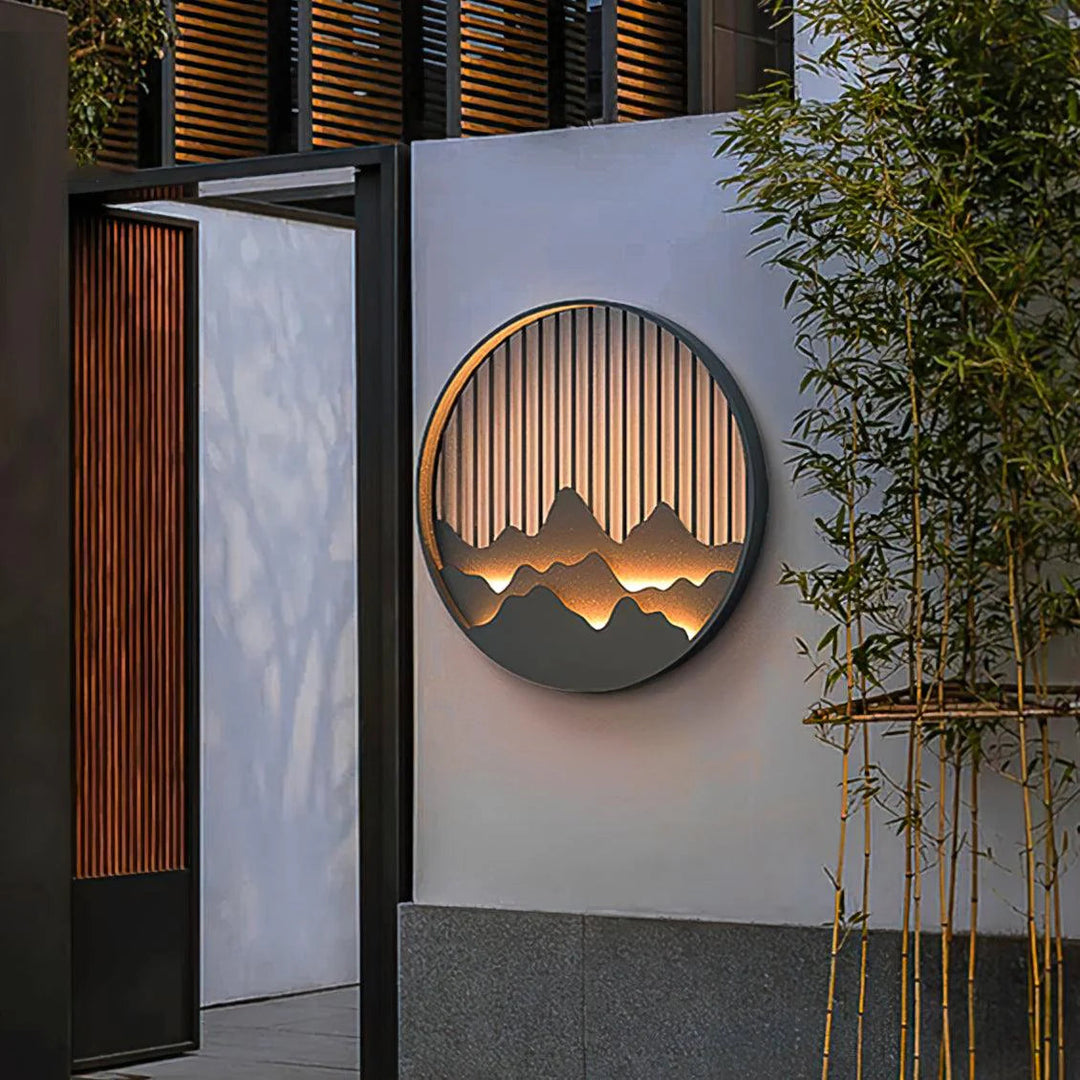 Novalith | Modern Mountain-Inspired Outdoor Wall Light for Homes 1