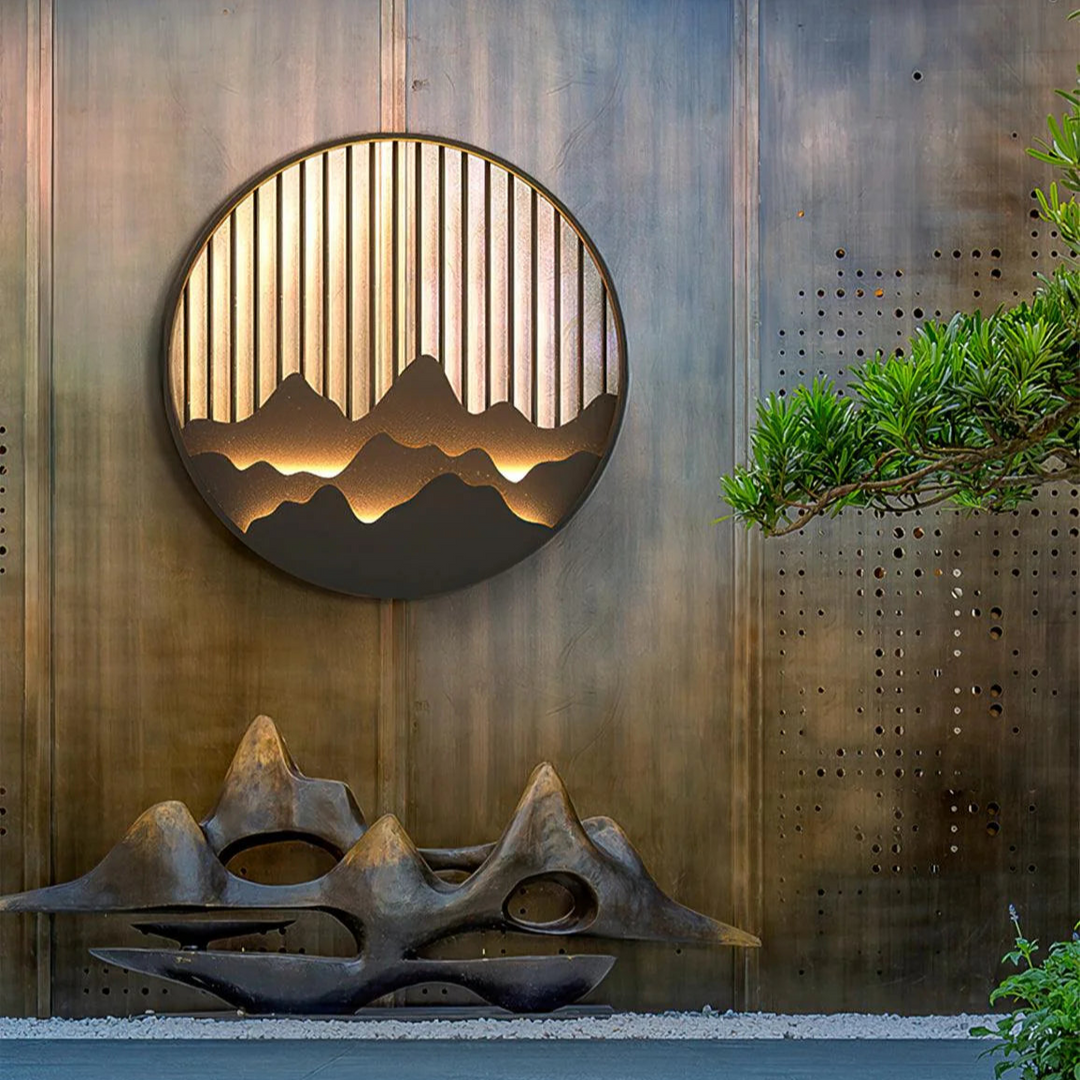 Novalith | Modern Mountain-Inspired Outdoor Wall Light for Homes 6