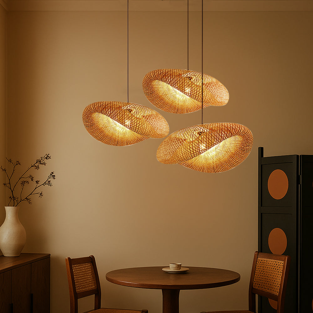 Novivra | Minimalist Bamboo Pendant Lamp for Warm Interiors 2