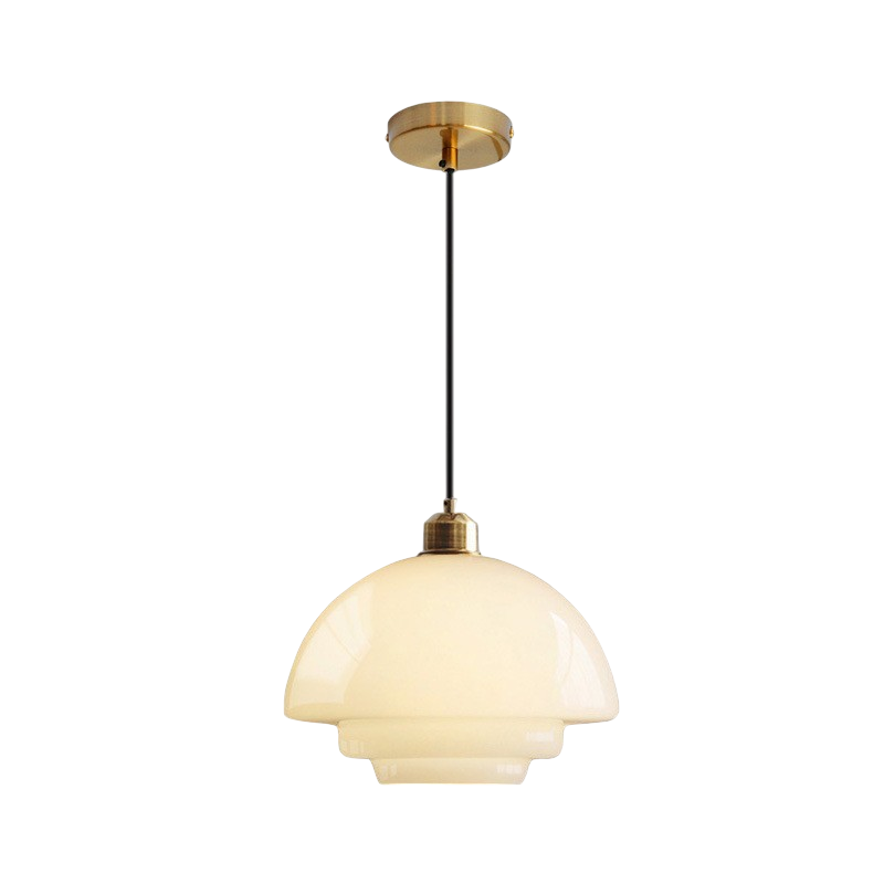Olynt | Luminous Milky Glass Pendant Lamp for Stylish Living Spaces 3