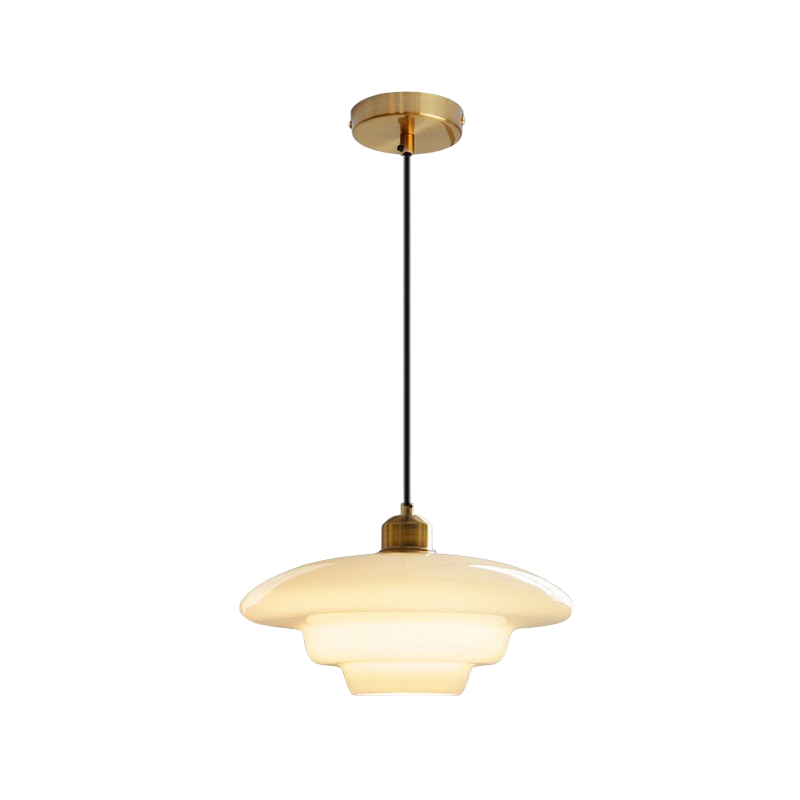 Olynt | Luminous Milky Glass Pendant Lamp for Stylish Living Spaces 4