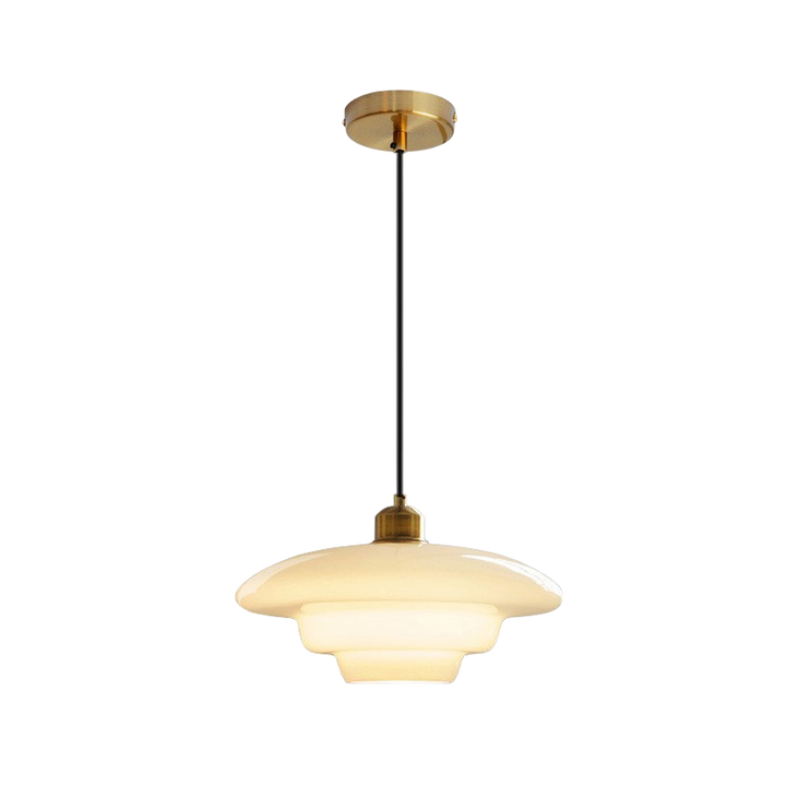 Olynt | Luminous Milky Glass Pendant Lamp for Stylish Living Spaces 4