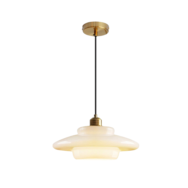 Olynt | Luminous Milky Glass Pendant Lamp for Stylish Living Spaces 5