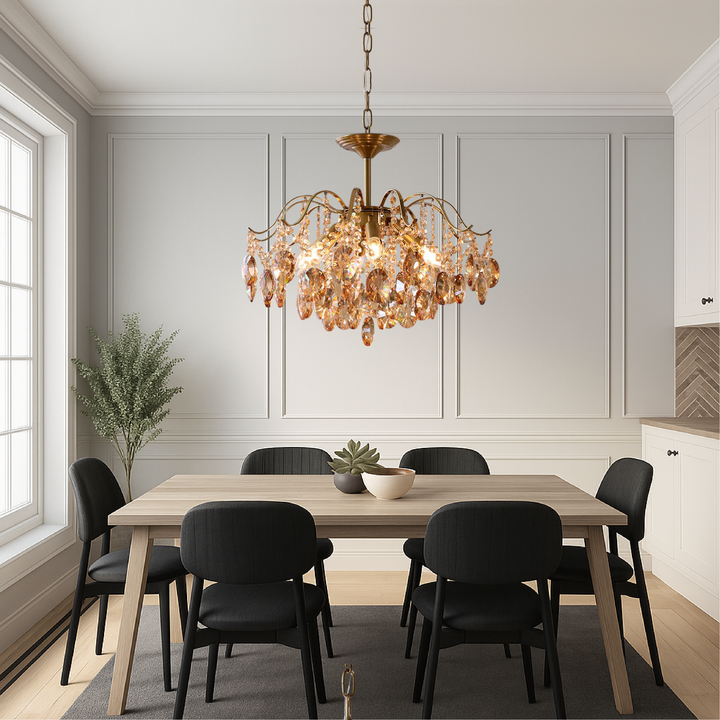 Omira | Crystal Retro Chandelier with Luxury Touch 3