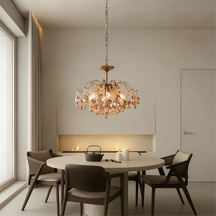 Omira | Crystal Retro Chandelier with Luxury Touch 4