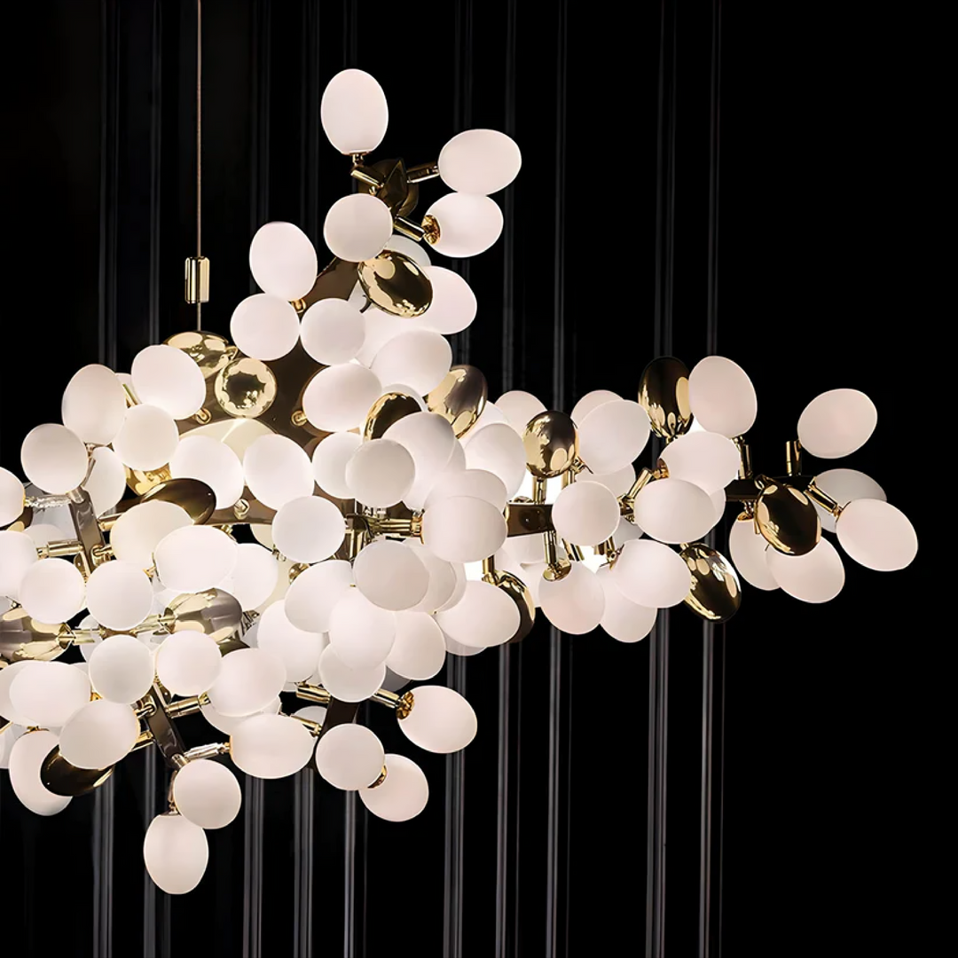 Omvra | Luxurious Floral Chandelier with Contemporary Design 7