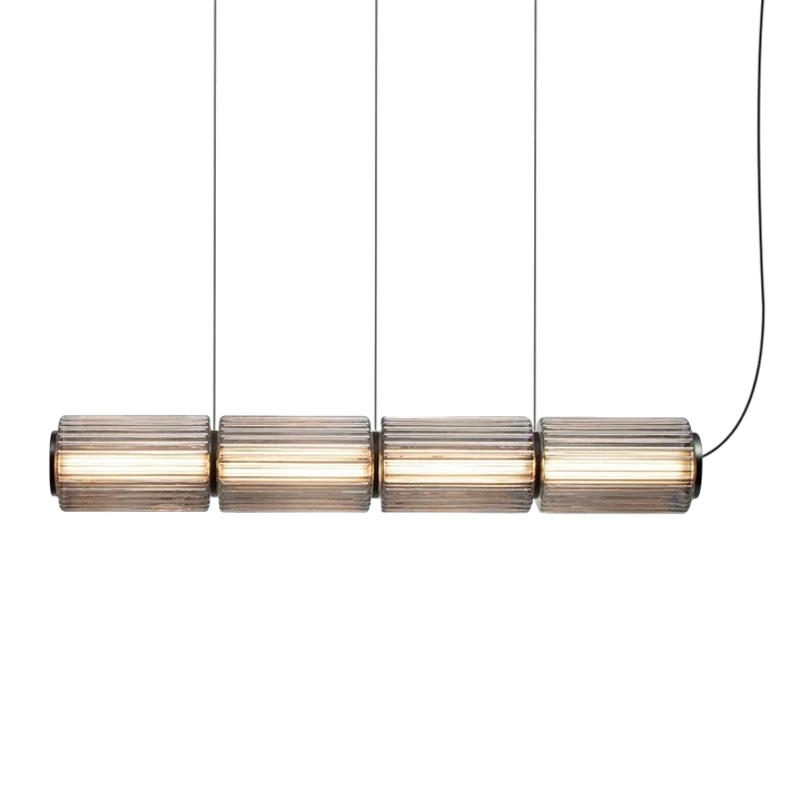 Oriona | Modern Cylinder Glass Pendant Light with LED 6