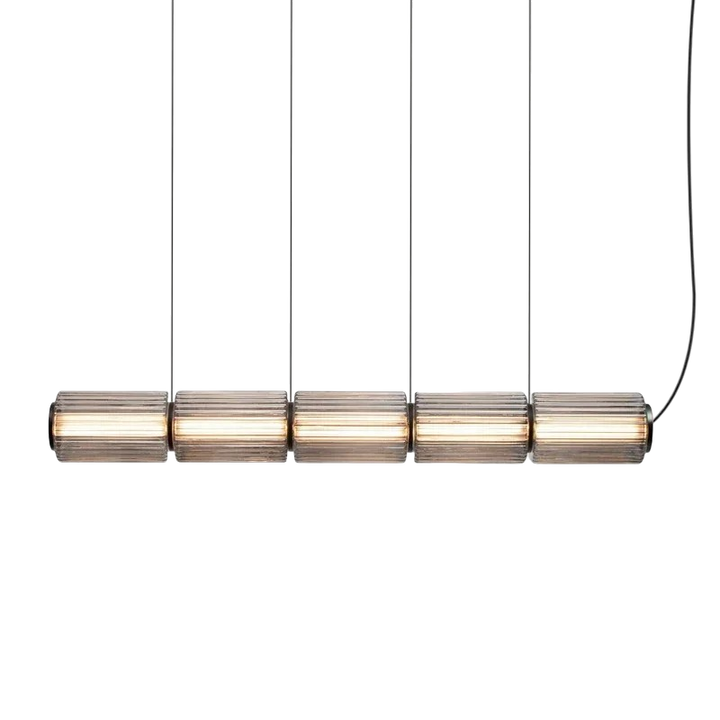 Oriona | Modern Cylinder Glass Pendant Light with LED 7