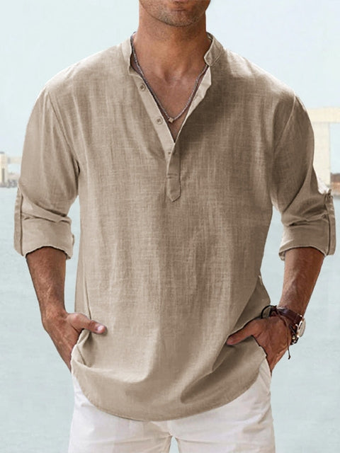Oswald | Relaxed Linen Shirt for Effortless Summer Style 12