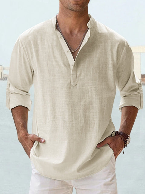 Oswald | Relaxed Linen Shirt for Effortless Summer Style 7