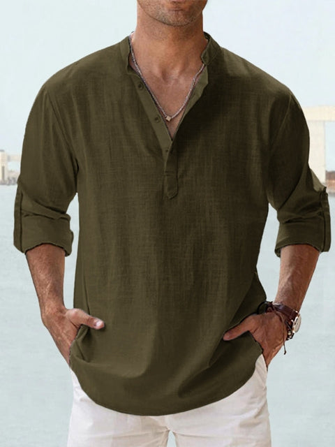Oswald | Relaxed Linen Shirt for Effortless Summer Style 9