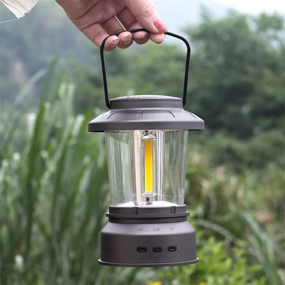 Outdoor Companion | Bluetooth Camping Lantern with Stepless Dimming – Versatile Light and Speaker for Memorable Adventures 1