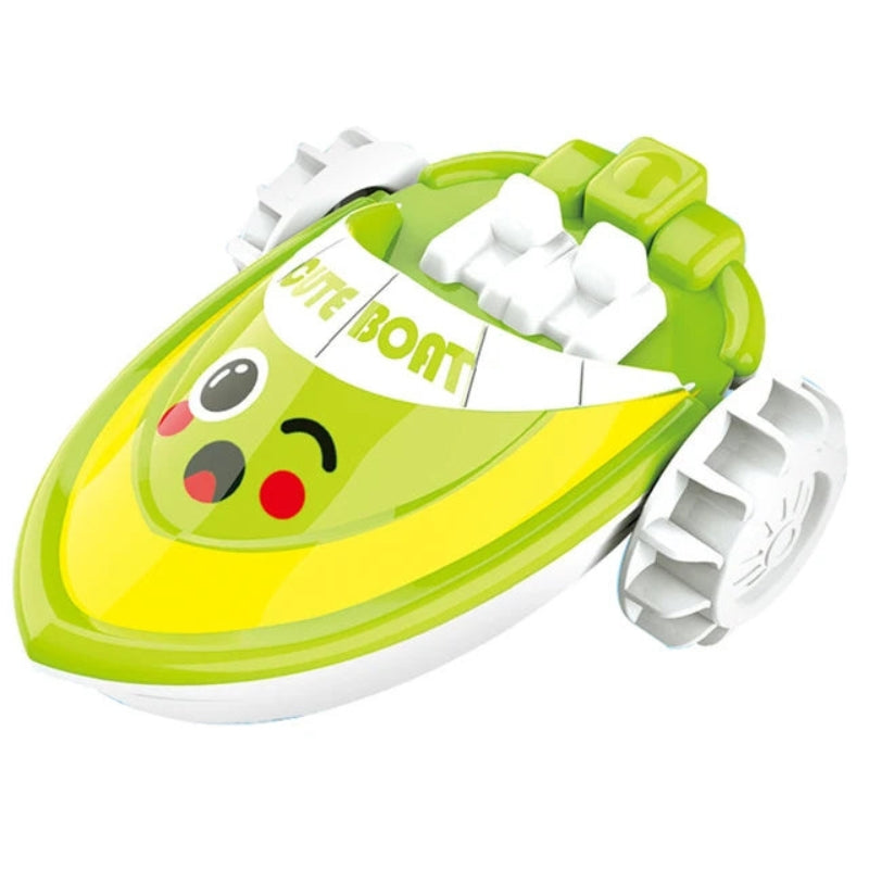 PaddleQuack – Floating duck bath toy with wind-up paddles and a molded body shape 4