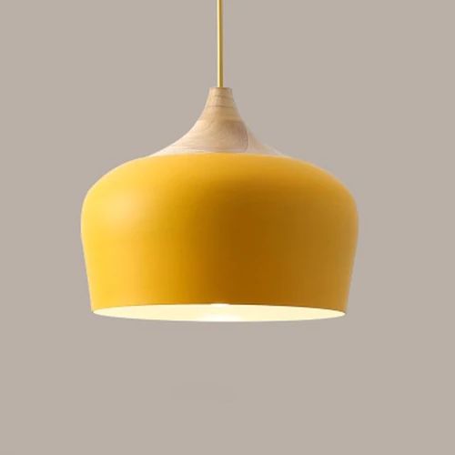 PastelGlow | Retro-Style Metal Pendant Light for Kitchen Illumination 0
