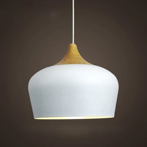 PastelGlow | Retro-Style Metal Pendant Light for Kitchen Illumination 2