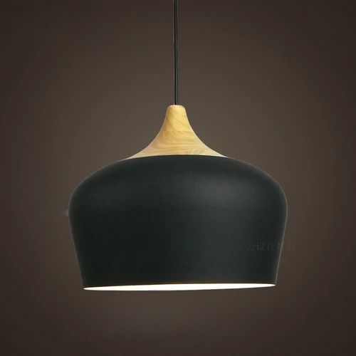 PastelGlow | Retro-Style Metal Pendant Light for Kitchen Illumination 3