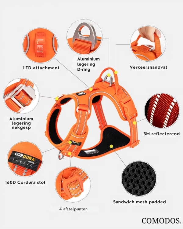 PawGuard | Comfortable Adjustable Reflective Dog Harness 4